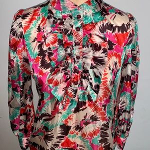 *Just Cavalli Roberto Cavalli* Runway Silk Blouse Small Vintage